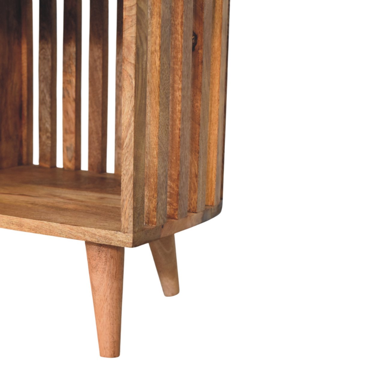 Slatted Oak-ish Bench with 3 slots - Image 7