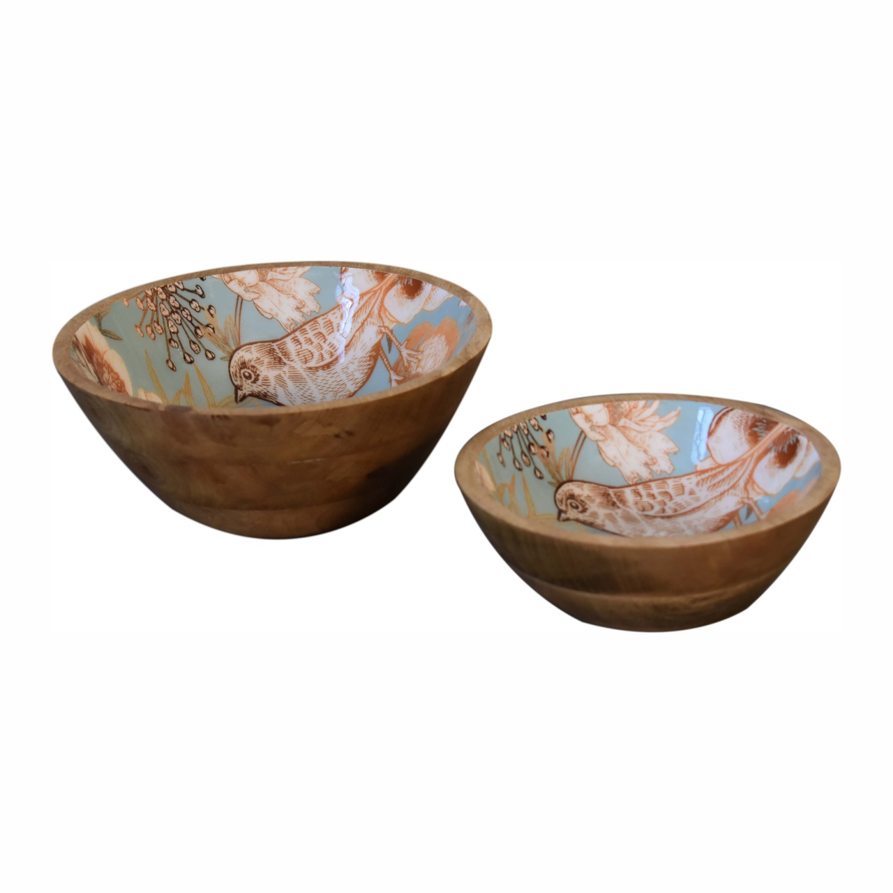 Floral Bird Bowl Set of 2 - Image 2