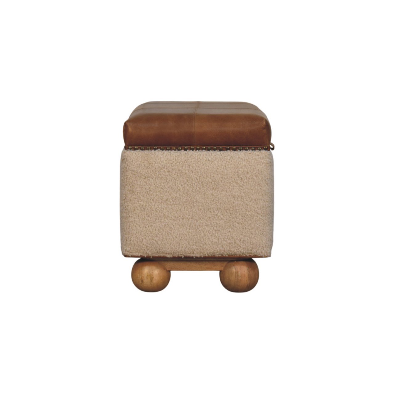 Boucle Lid- up Storage Ottoman - Image 10