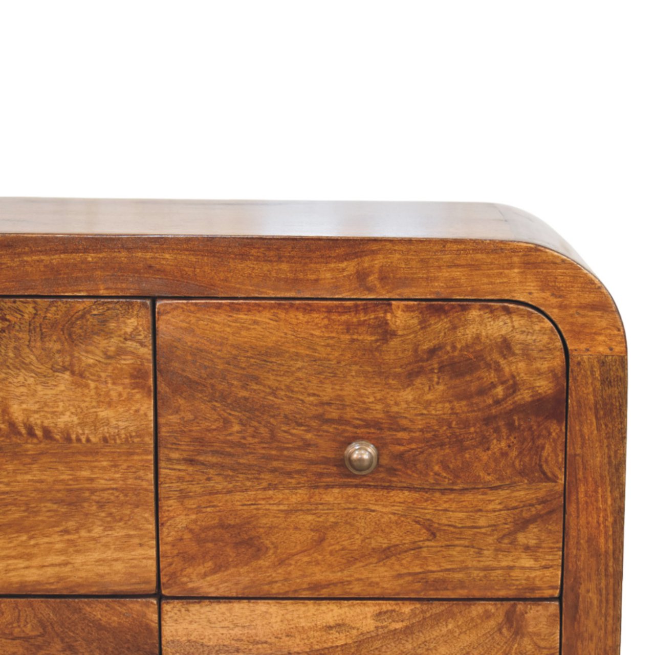 Darcy 3 over 3 Drawer Chest in Chestnut Finish - Image 5
