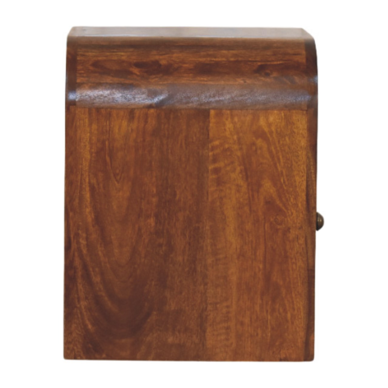 Darcy Chestnut Nightstand with Drawer and open shelf - Image 8