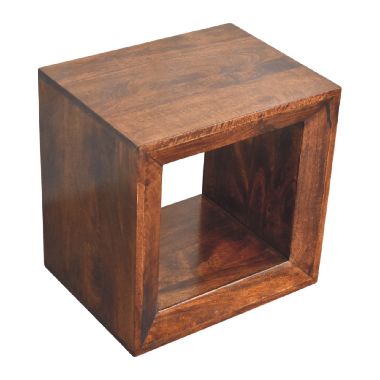 Solis Open California Walnut Side Table - Image 5