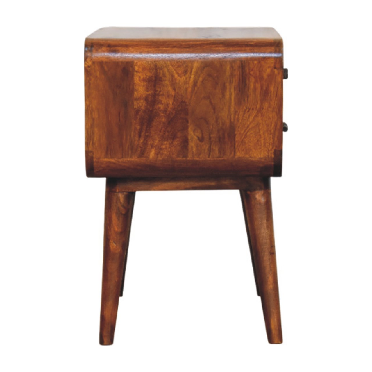 Avora 3-Drawer Chestnut Nightstand - Image 9