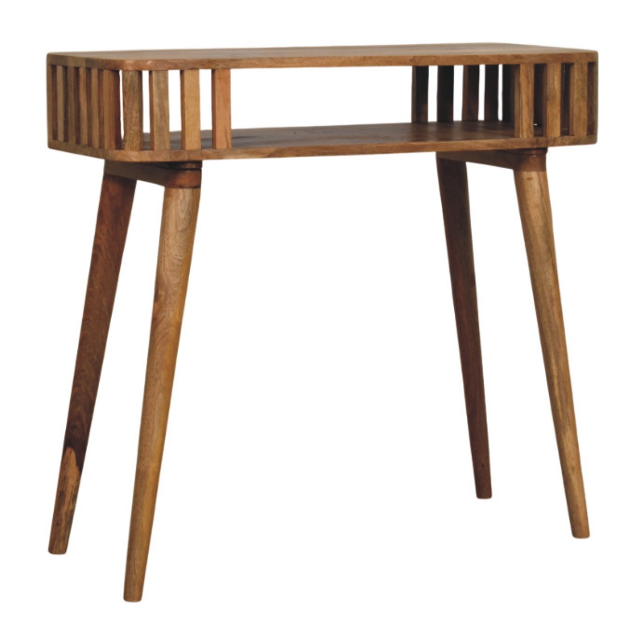 Slatted Oak-ish Console - Image 3