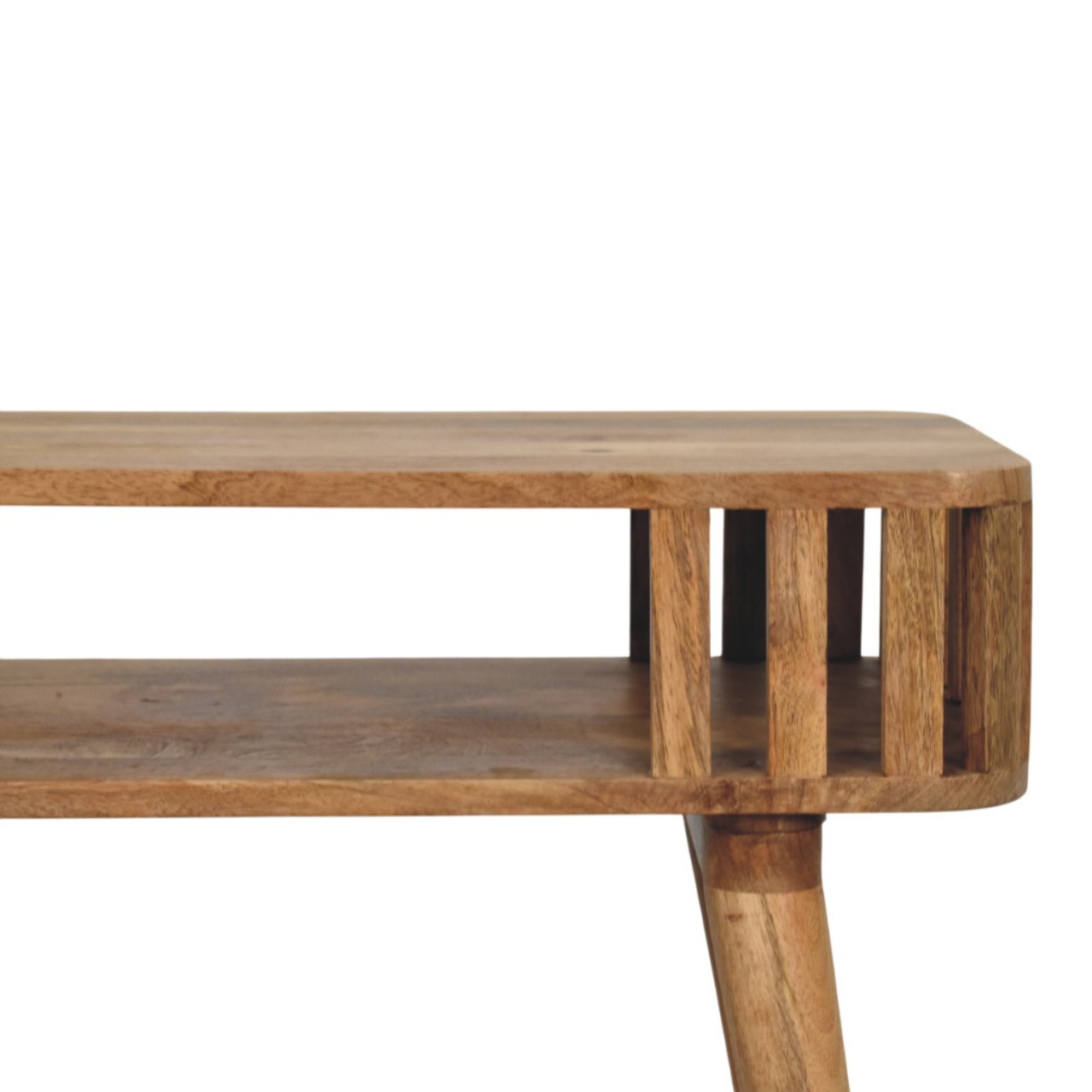 Slatted Oak-ish Console - Image 4