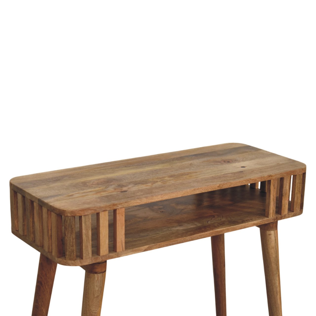 Slatted Oak-ish Console - Image 5