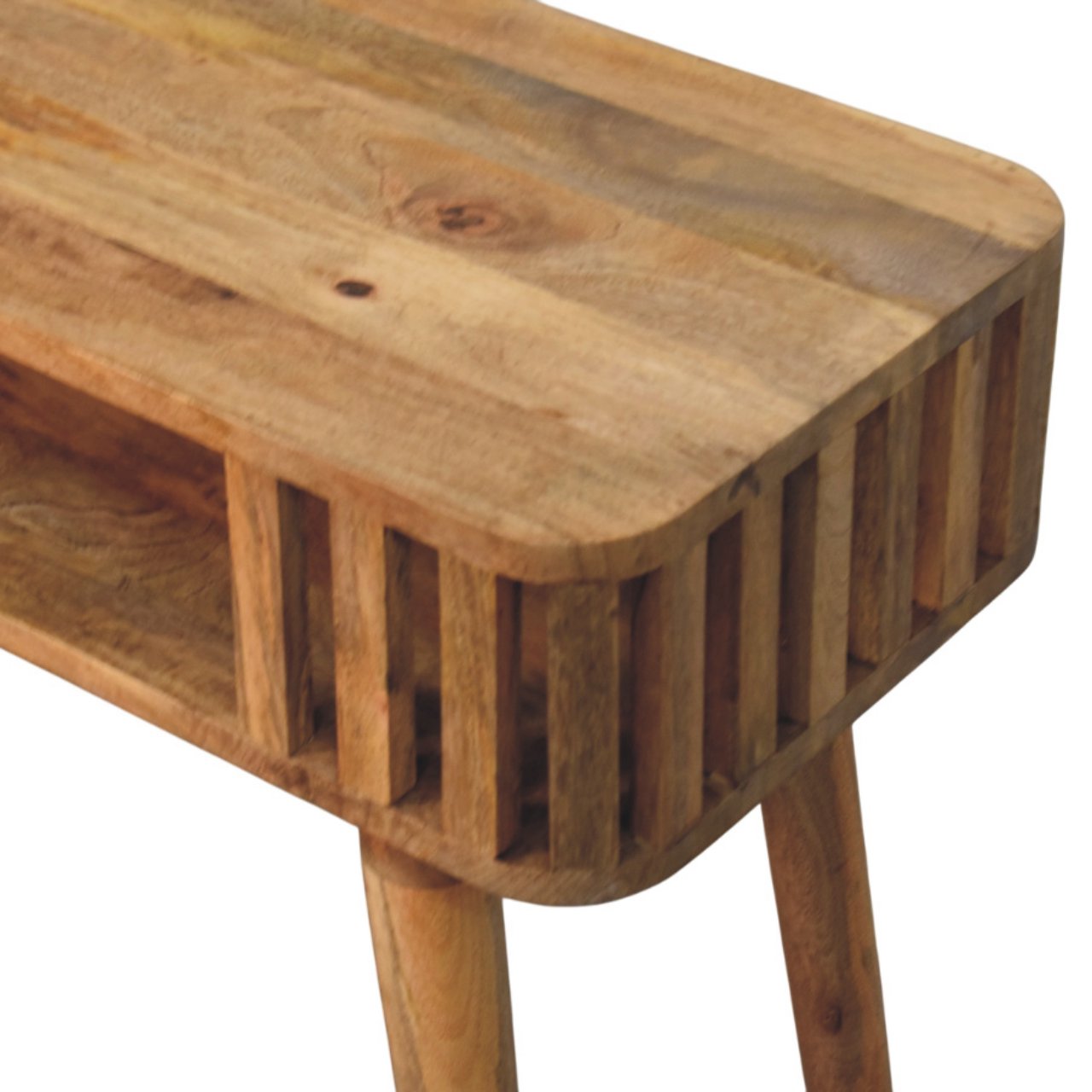 Slatted Oak-ish Console - Image 6