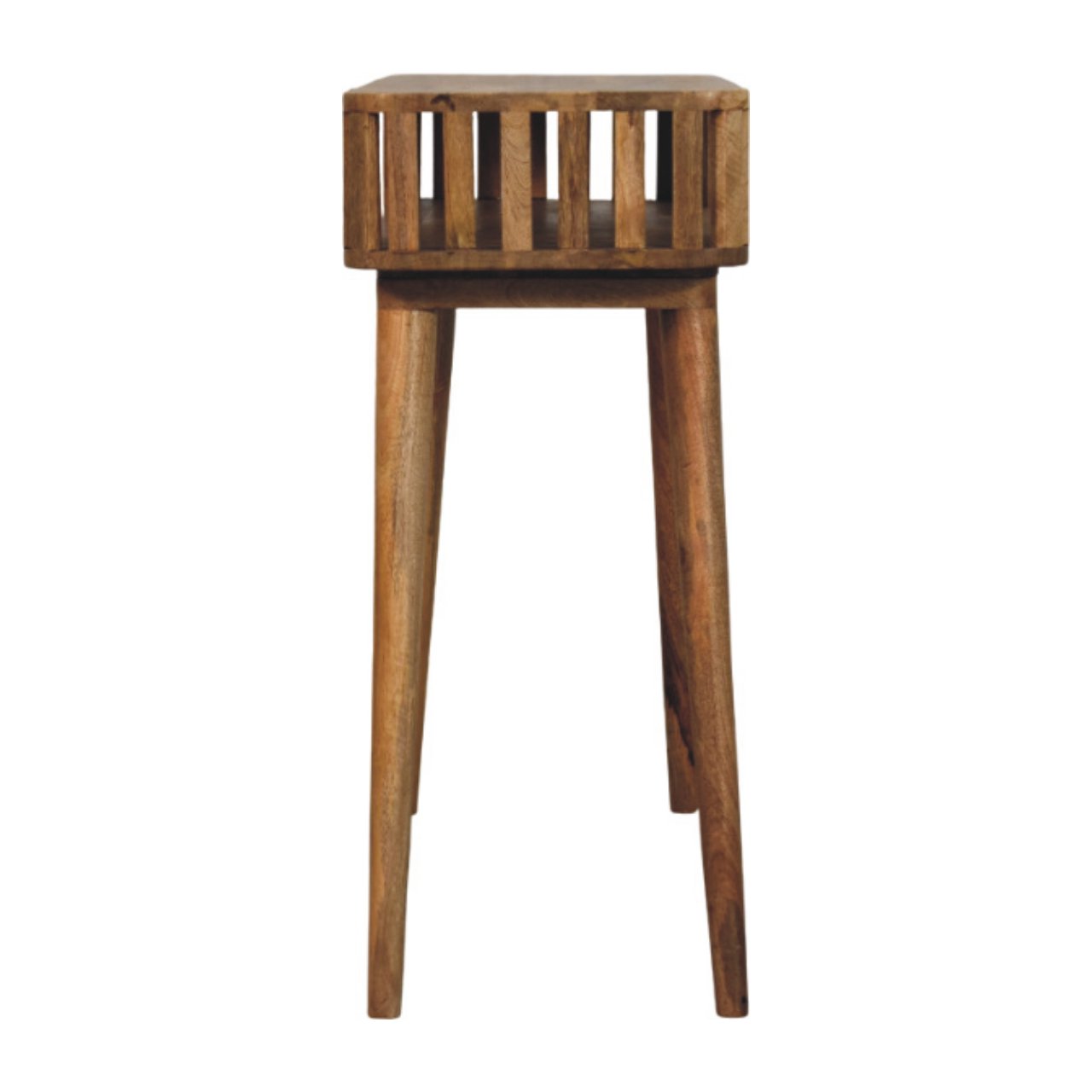 Slatted Oak-ish Console - Image 8