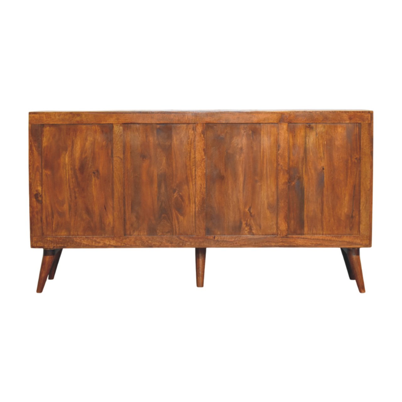Solis Carved 4 Door Chestnut Sideboard - Image 9