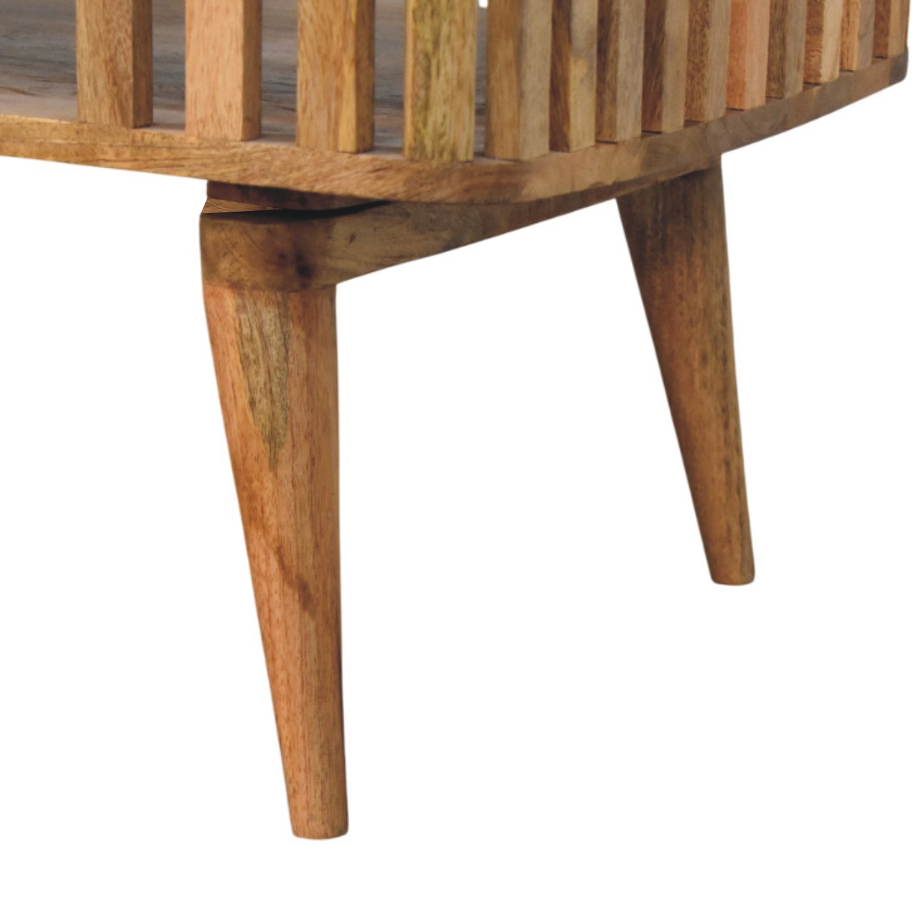 Slatted Oak-ish Coffee Table - Image 6