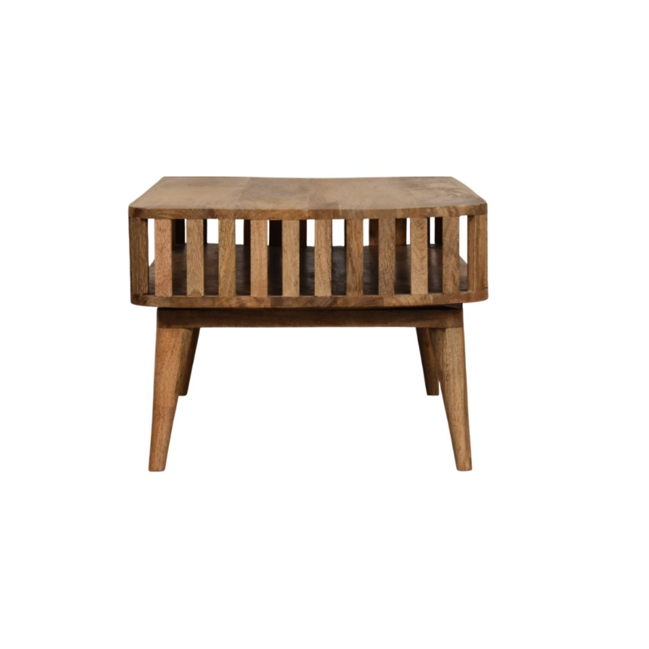 Slatted Oak-ish Coffee Table - Image 7